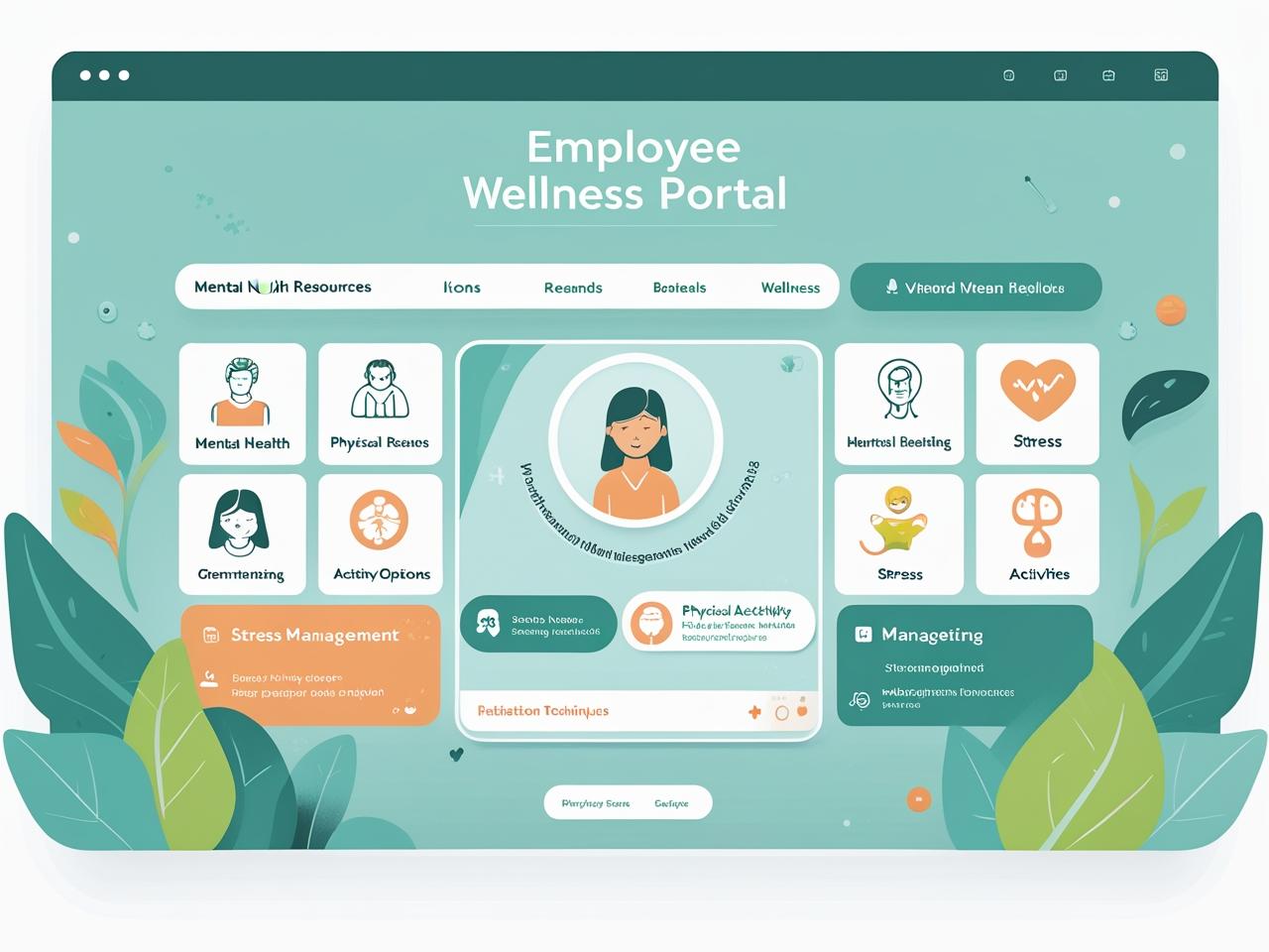 Employee Wellness Portal – Digital well-being hub