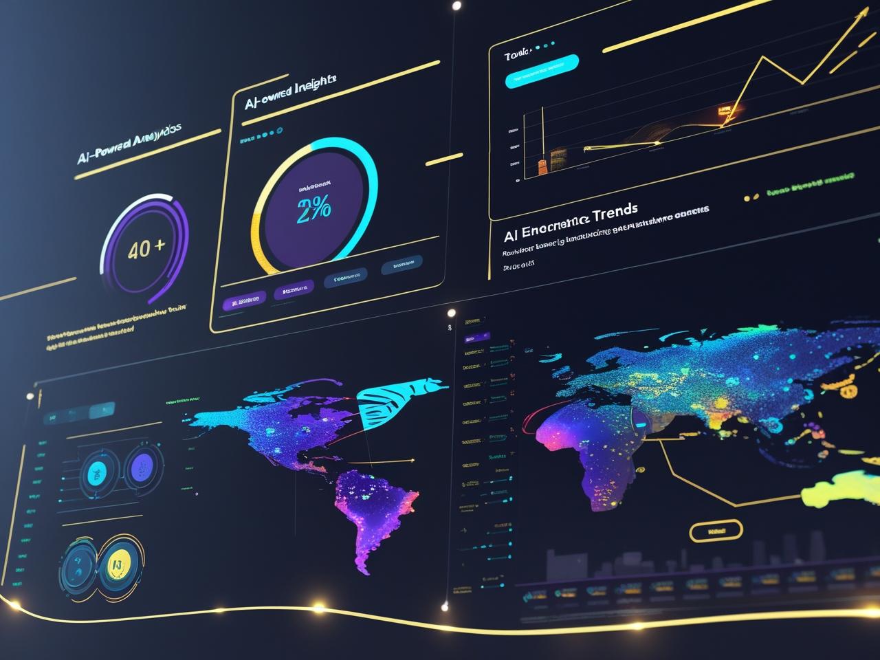 Predictive Analytics Dashboard – AI-powered future trend insights