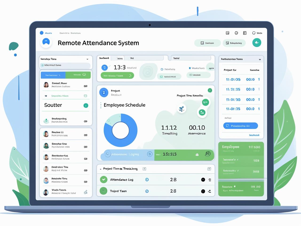 Remote Attendance System – Modern time tracking for hybrid teams